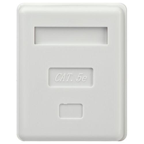  Розетка компьютерная 1 порт RJ45 кат.5E неэкранир. Эра Б0056901 фото в каталоге от BTSprom.by