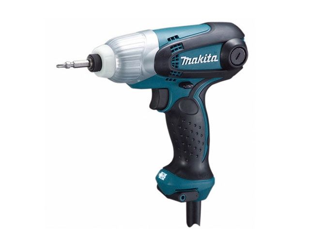 шуруповерт ударный makita td 0101 f в кор. (230 вт, патрон внутр. шестигр. 1/4", 100 нм, подсветка) td0101f от BTSprom.by