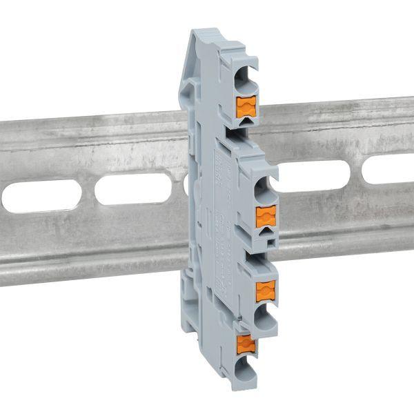  Колодка клеммная пружинная двухуровневая 2.5 Push-in сер. EKF PIT-2.5-double фото в каталоге от BTSprom.by