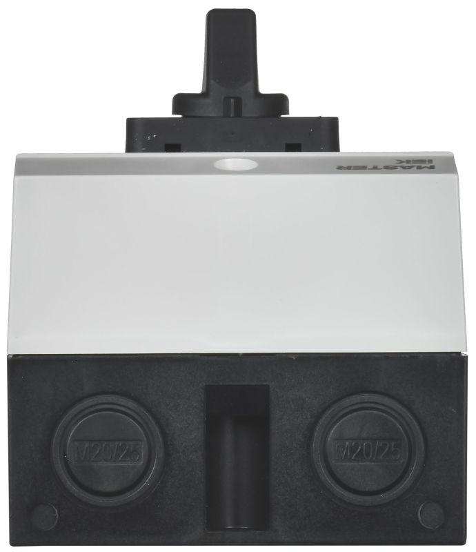  Переключатель кулачковый 25А (сх. 10) в боксе стандартная рукоятка IEK MI-CS20-025-010 фото в каталоге от BTSprom.by