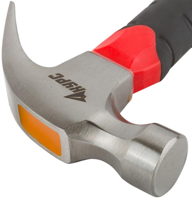  Молоток-гвоздодер укороченный 25мм 225г фибергласовая обрезиненная ручка КУРС 44765 фото в каталоге от BTSprom.by