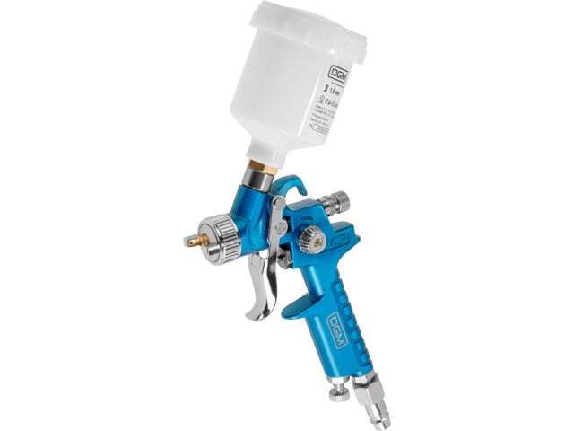 краскораспылитель dgm air gun 210 (hvlp, сопло ф 1.0 мм, верх. бак 150 мл) dg4016-2 от BTSprom.by
