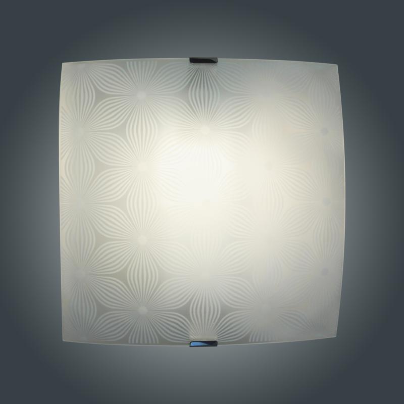  Светильник НПБ 09-60-003 М83 "Васильки" 300х300 матов. бел./клипсы штамп метал. (инд. упак.) Элетех 1005209265 фото в каталоге от BTSprom.by