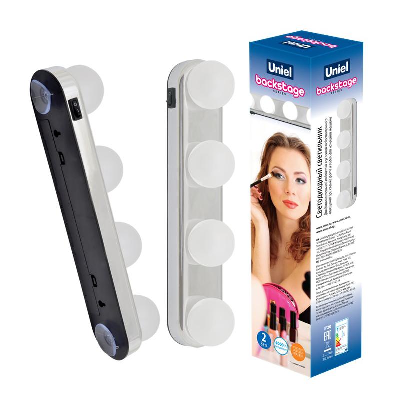 светильник светодиодный ulm-f54-2w/4000k/4aa ip20 chrome на батарейках 4aa (не в компл.) 4000к хром. uniel ul-00006856 от BTSprom.by