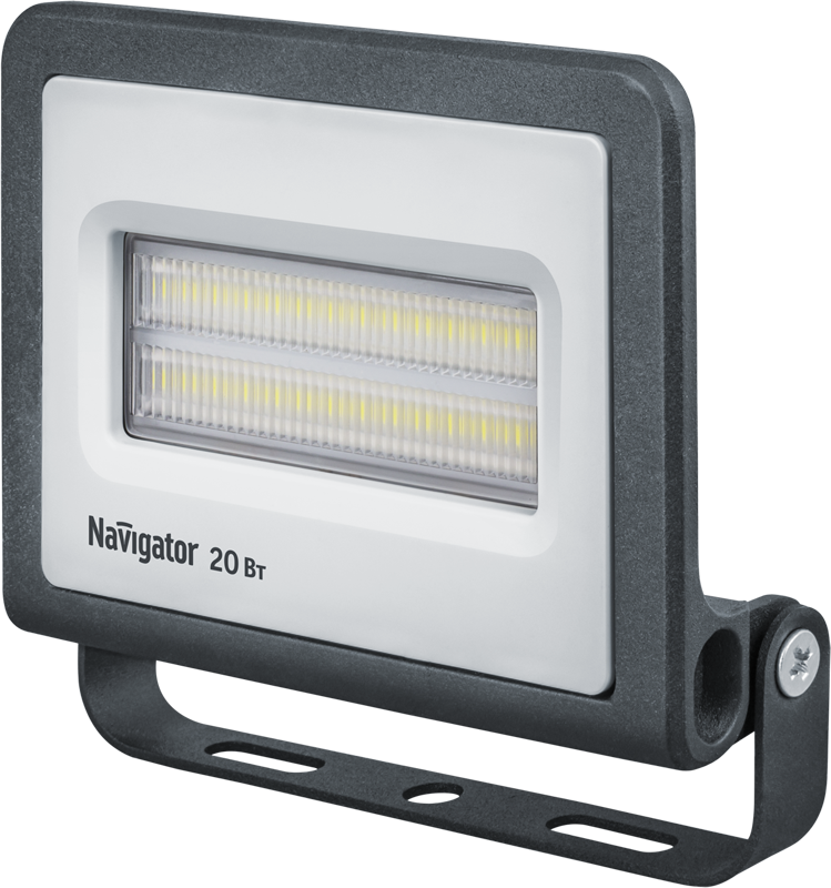прожектор светодиодный 14 202 nfl-01-20-4k-led 20вт 4000к ip65 1700лм черн. navigator 14202 от BTSprom.by