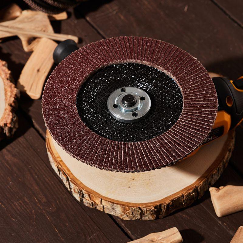  Круг лепестковый торцевой P80 180х22.2мм Kranz KR-90-0023 фото в каталоге от BTSprom.by