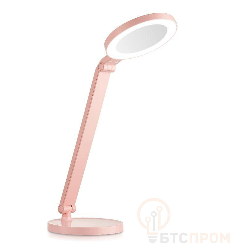 Светильник настольный KD-824 C14 LED 9Вт 230В сенс. рег. яркости и цветов. темп. с зеркалом роз. Camelion 13525 фото в каталоге от BTSprom.by  Светильник настольный KD-824 C14 LED 9Вт 230В сенс. рег. яркости и цветов. темп. с зеркалом роз. Camelion 13525 фото в каталоге от BTSprom.by