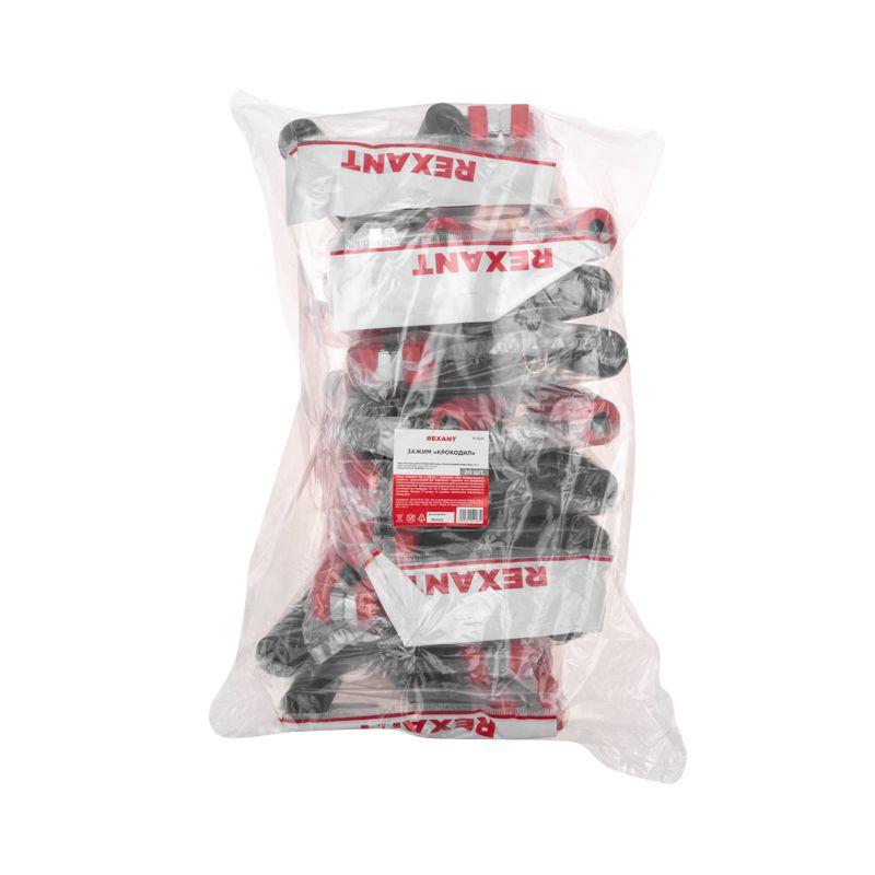  Зажим "крокодил" 500А 200мм (уп.2шт) Rexant 16-0025 фото в каталоге от BTSprom.by