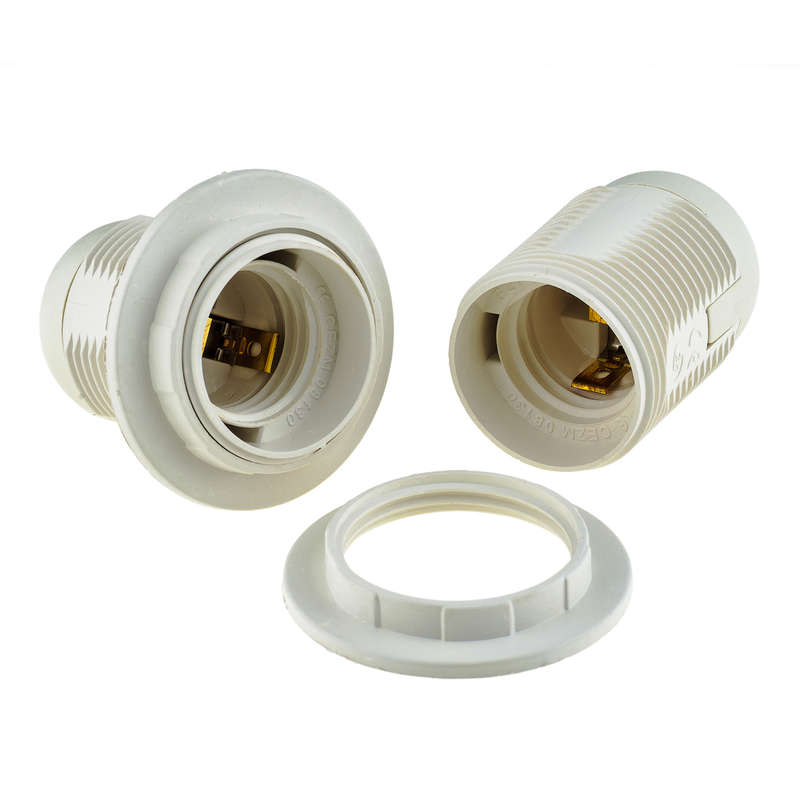 патрон люстровый e27 с кольцом бел. duwi 24530 8 от BTSprom.by