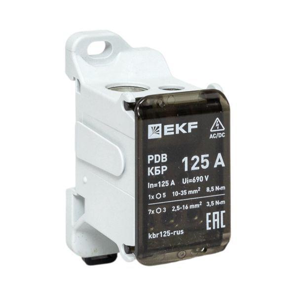 блок распределительный клеммный кбр 125a ekf kbr125-rus от BTSprom.by