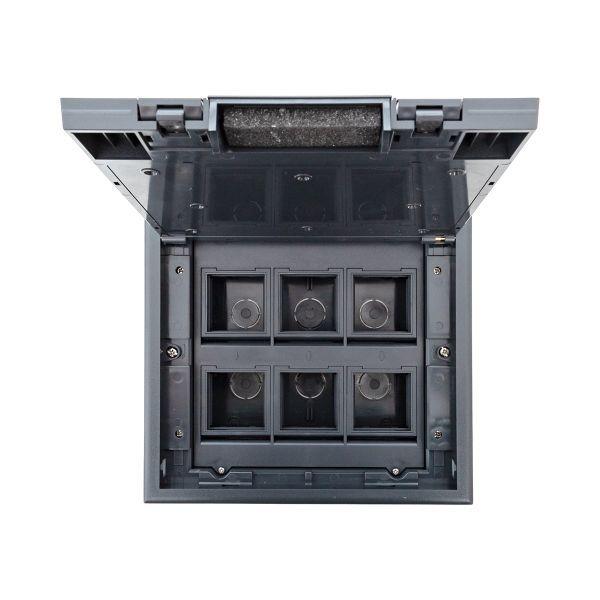  Лючок напольный C-Line 12 с горизонтально расположенной приборной рамкой EKF cl-ln-k-12 фото в каталоге от BTSprom.by