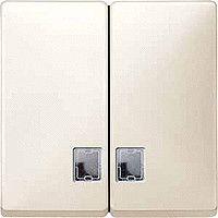  Клавиша для 2-кл. выкл. Merten Antique c окошком для свет. индик. беж. SchE MTN413544 фото в каталоге от BTSprom.by