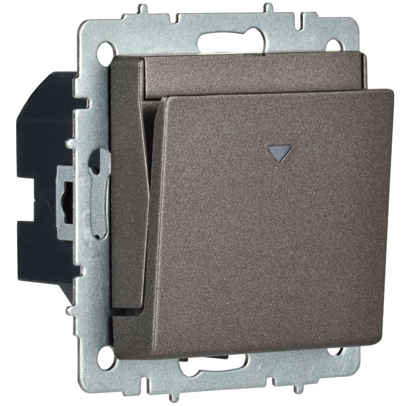  Выключатель карточный BRITE 30А ВС10-1-8-БрТБ механизм бронза IEK BR-V11-0-10-K45 фото в каталоге от BTSprom.by