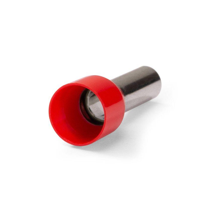  Наконечник штыревой втулочный изолированный НШВИ 10-12 ЕВРО красн. КВТ 103207 фото в каталоге от BTSprom.by