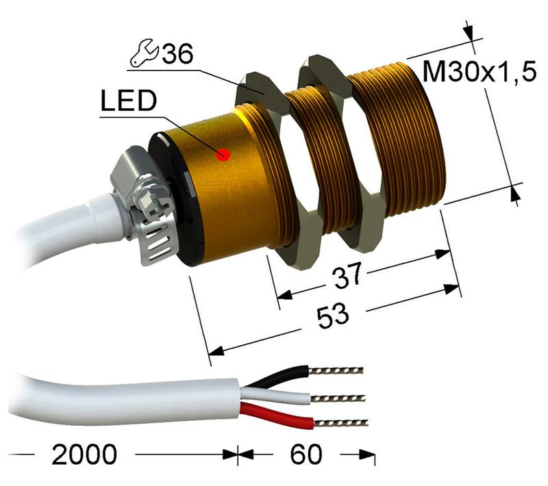 выключатель бесконтактный ps2a-30m53-10b31-z (вб2а.30м.53.10.3.1.z) мега-к a8010-34129597 от BTSprom.by