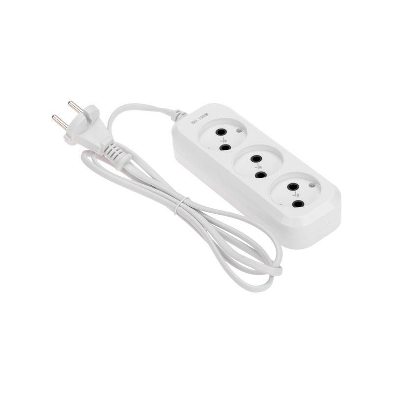 удлинитель 3х1.5м без заземл. 2х0.75 бел. proconnect 13-4205 от BTSprom.by