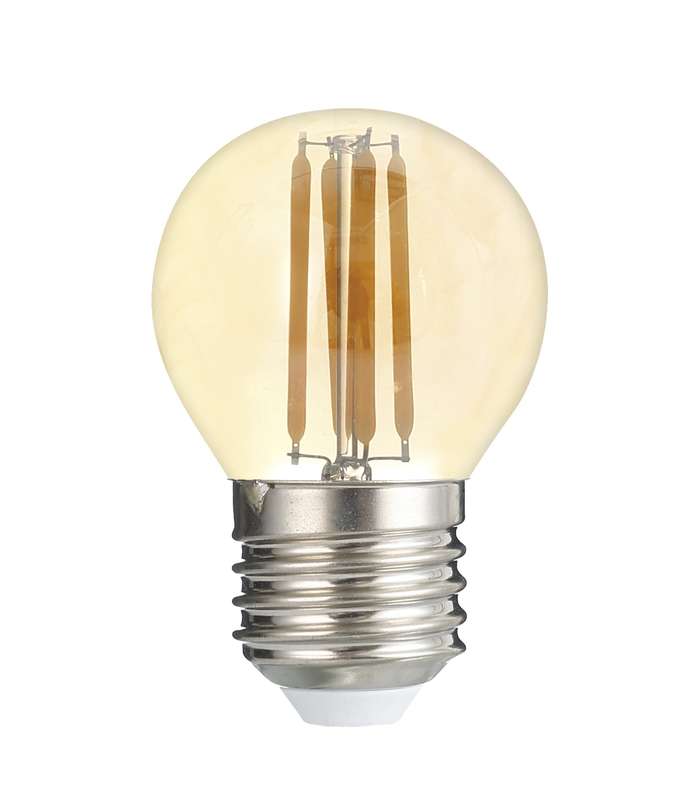 лампа светодиодная филаментная pled omni 6вт g45 3000к тепл. бел. e27 230в/50гц gold jazzway 5021242 от BTSprom.by