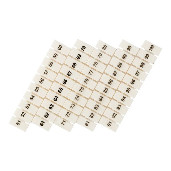 маркеры для st 1.5 с нумерацией 50-100 (уп.100шт) ekf zb-st-1.5-50-100 от BTSprom.by