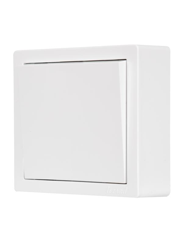 выключатель 1-клав. leto бел. lezard 752-0200-100 от BTSprom.by