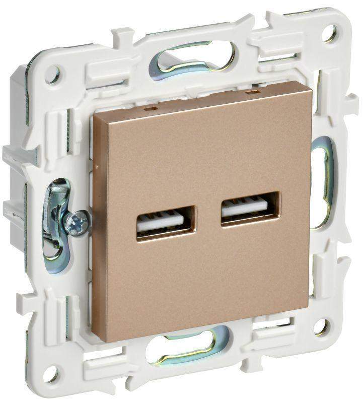 розетка usb a+a 3.1а skandy sk-r15sa песочн. iek sk-u21-d31-k98 от BTSprom.by