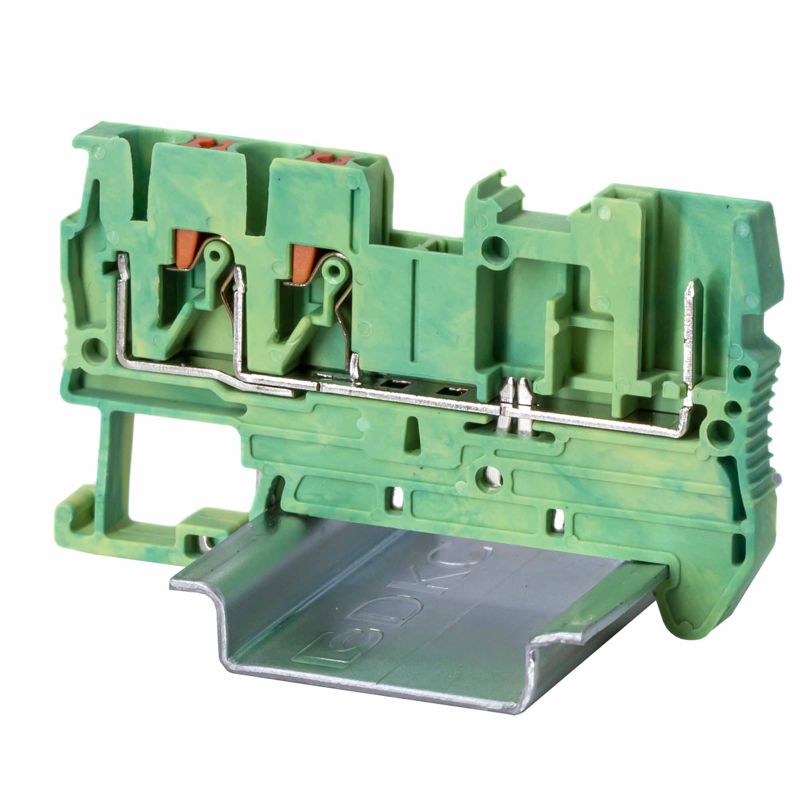 клемма заземления под вставной штекер зажим push-in; 3 точки подключения; 2.5кв.мм dkc vpr-2.5-twin-1p-pe от BTSprom.by