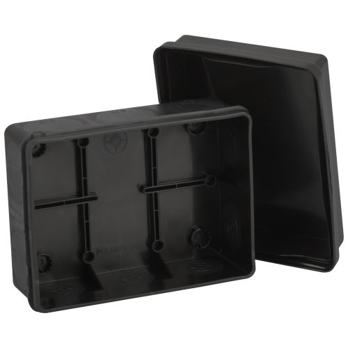  Коробка распаячная 150х110х70мм двухкомпонентн. HF стойкая к УФ прямой монтаж IP67 черн. KOR-150-110-70-11g-2MP-B Эра Б0062841 фото в каталоге от BTSprom.by