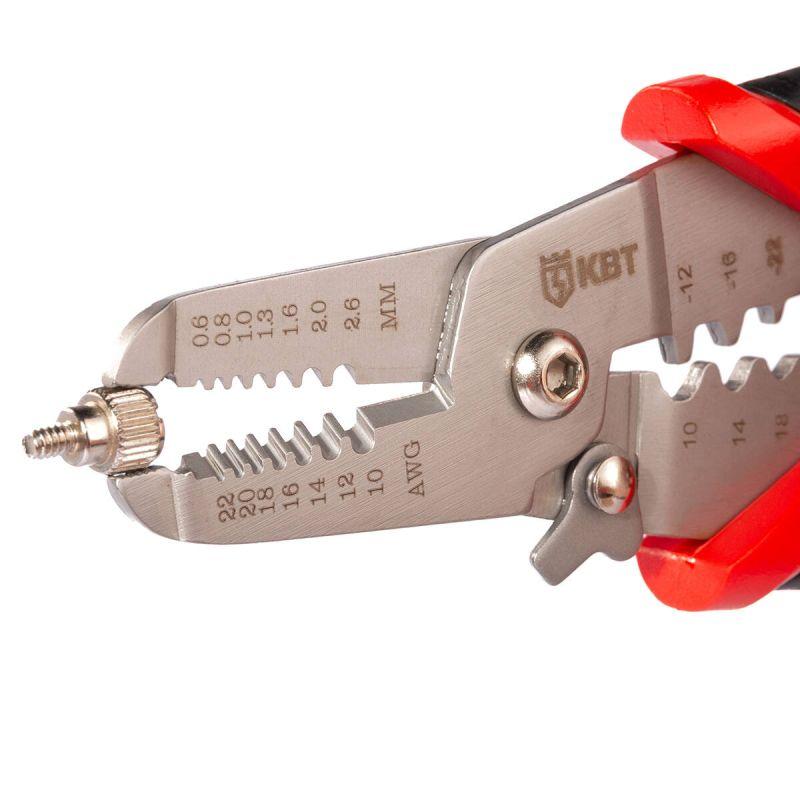  Инструмент для снятия изоляции WSS-01 ПРОФИ КВТ 102398 фото в каталоге от BTSprom.by