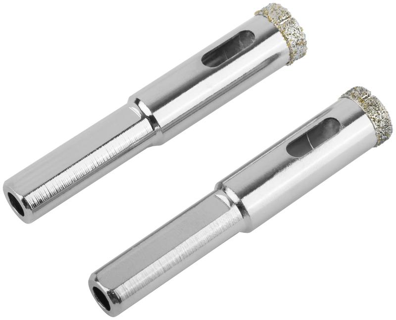  Коронки кольцевые по керамограниту камню и кафелю алмазные набор 12х65мм (уп.2шт) FIT 16204 фото в каталоге от BTSprom.by