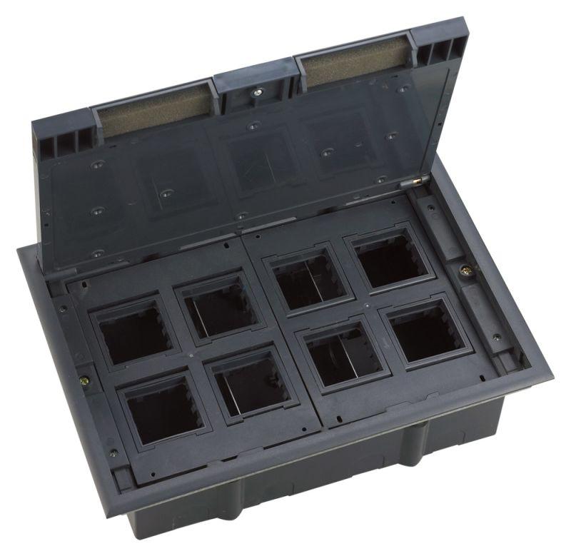 люк multidesk mdk10 на 16мод. ip40 с монтажной коробкой для фальшпола se mdk10116 от BTSprom.by