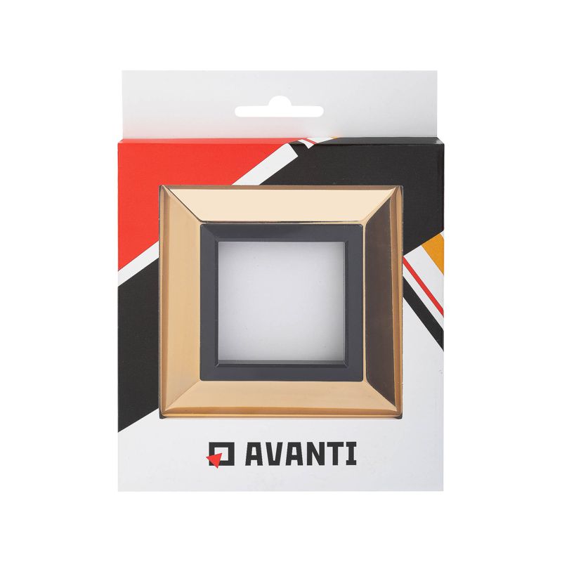  Рамка 1-м 2мод. Avanti метал. зол. DKC 4408852 фото в каталоге от BTSprom.by