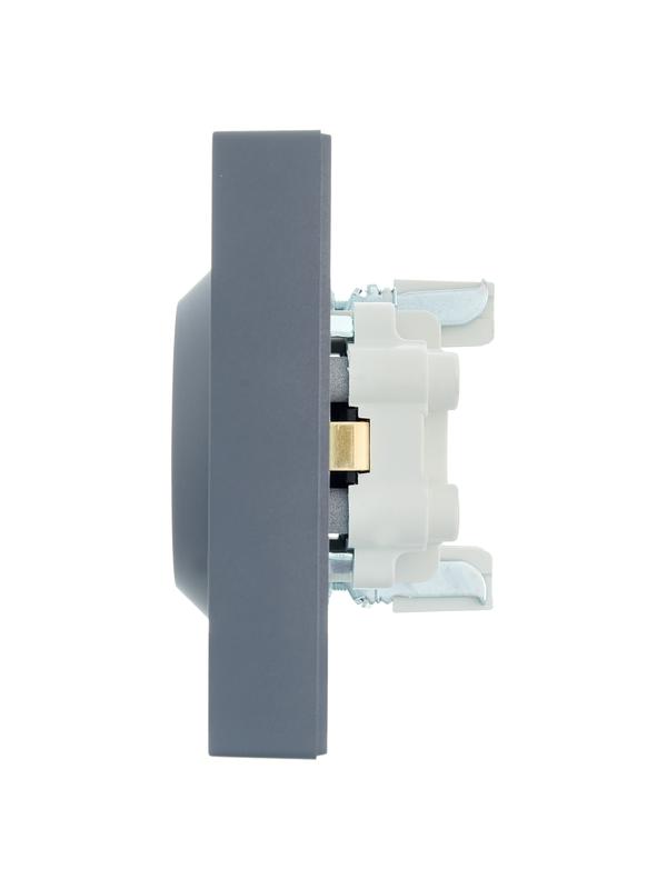  Розетка 2-м СП VESNA с заземл. ПБТ графит LEZARD 742-3400-127B фото в каталоге от BTSprom.by