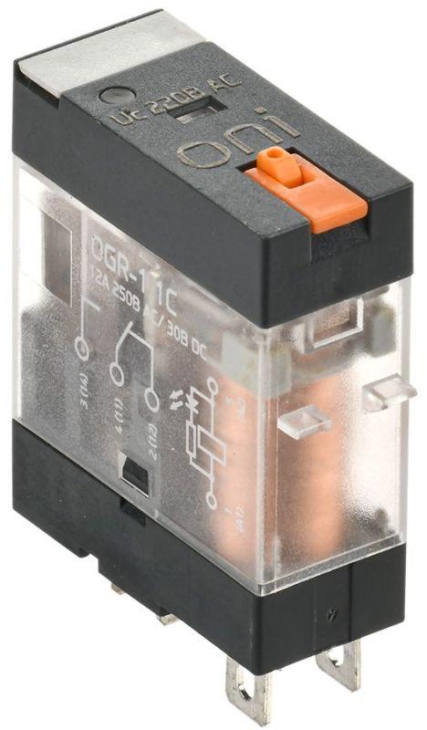 реле общего назначения ogr-1 1c 220в ac с led и тест. кнопкой oni ogr-1-1c-ac220v-l-b от BTSprom.by