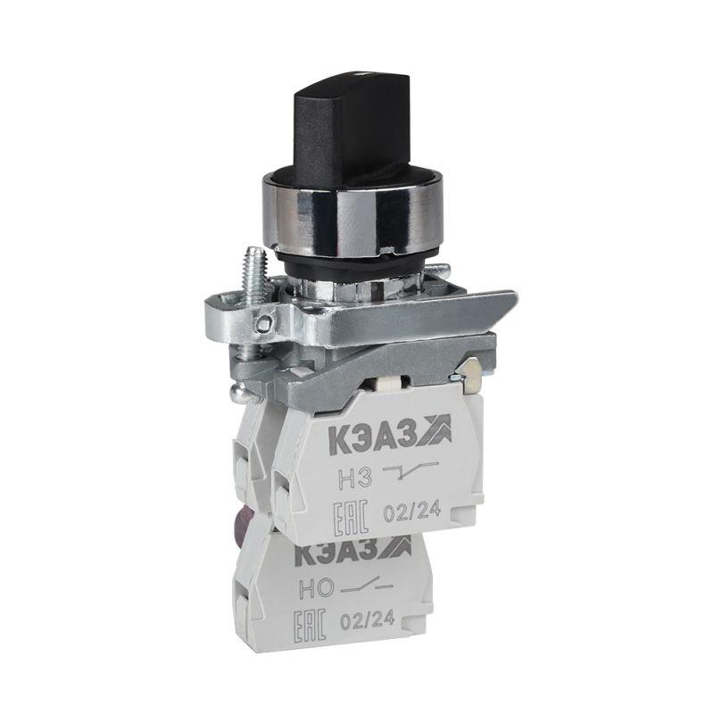 переключатель кпе1121рс 2но+1нз ручка фикс 2поз ip40 черн. кэаз 271787 от BTSprom.by