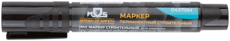 маркер перманентный строительный черн. mos 04370м от BTSprom.by