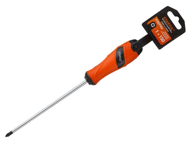 отвертка "+" №1 150мм ph startul master (st3055-115) (крестовая phillips) st3055-115 от BTSprom.by