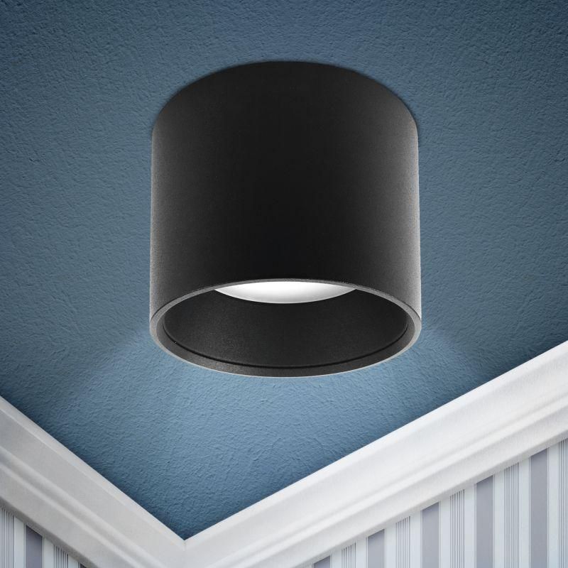 светильник подсветка ol8 gx53 bk под лампу gx53 алюм. черн. эра б0048538 от BTSprom.by