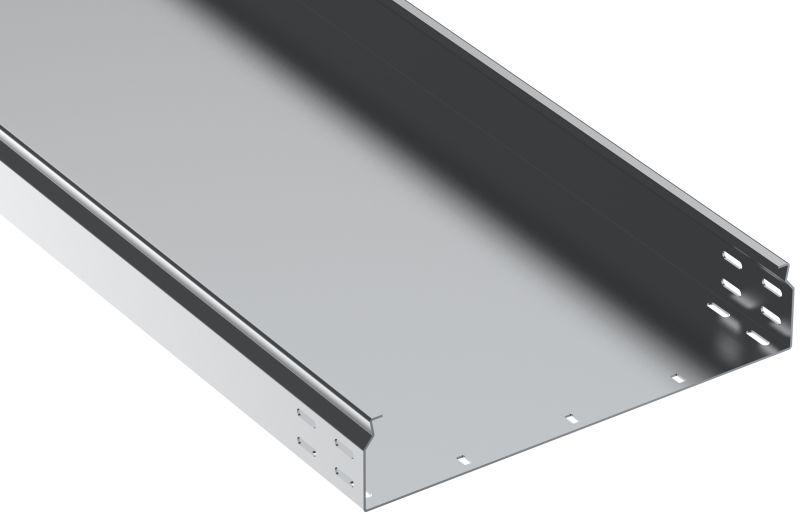 Лоток листовой неперфорир. 80х400 L2500 сталь 2.0мм ESCA 7 IEK CLN10-080-400-200-D25 от BTSprom.by