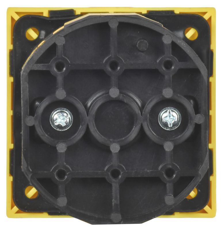  Переключатель кулачковый 16А (сх. 91) закрытая рукоятка авар. IEK MI-CS12-016-091 фото в каталоге от BTSprom.by