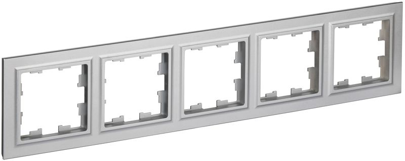 рамка 5-м brite ру-5-бра алюм. iek br-m52-k47 от BTSprom.by