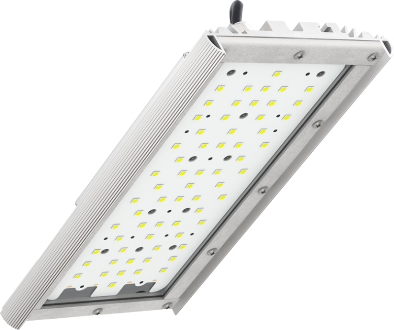 светильник светодиодный unit glass pro 100/15500 д прозрачный 15500лм 100вт 4000к ip67 0.95pf 80ra кп<1 лира diora dugpro100d-pz-4k-l от BTSprom.by