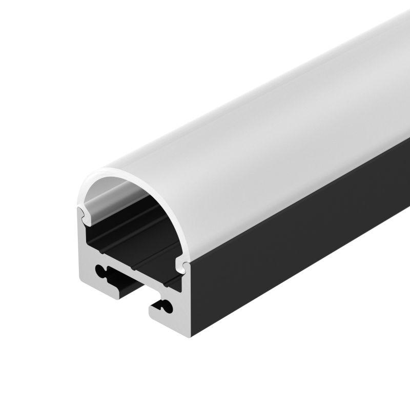 профиль sl-line-2011m-2500 black+opal round l2500 с экраном алюм. arlight 027992 от BTSprom.by