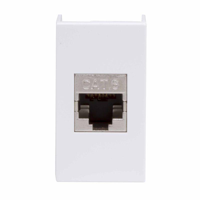 розетка компьютерная 1-м 1мод. viva rj45 кат.6 экранир. бел. dkc 45068 от BTSprom.by