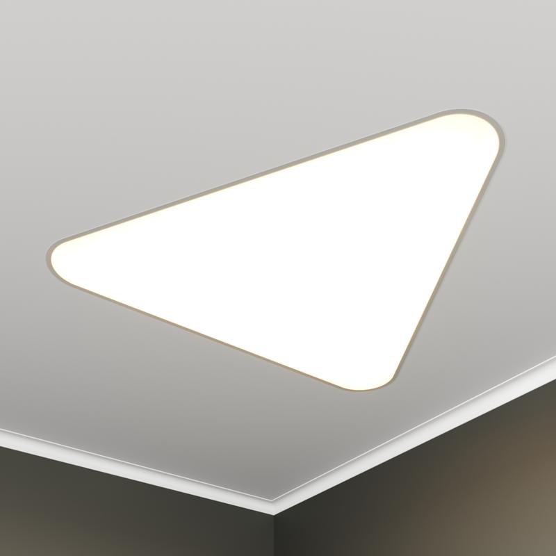 светильник светодиодный rve-lbx-trio-soft-430-v 15вт 4000к 430х386х100мм треугольник закругл. встраив. бел. rvelektro rve00002844 от BTSprom.by