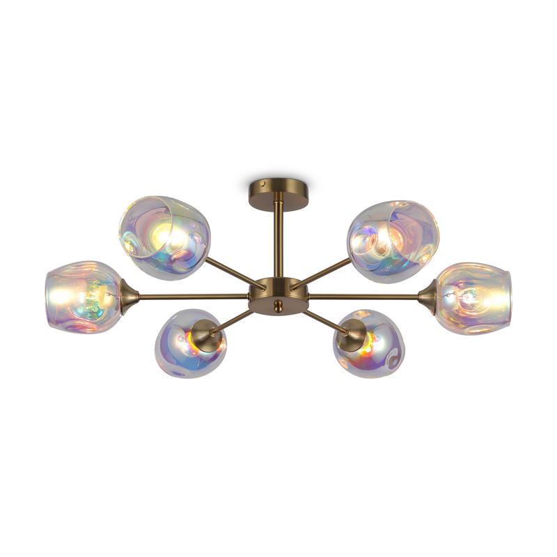 светильник hubble 60вт e27х6ip20 подвесной freya fr5223pl-06c от BTSprom.by