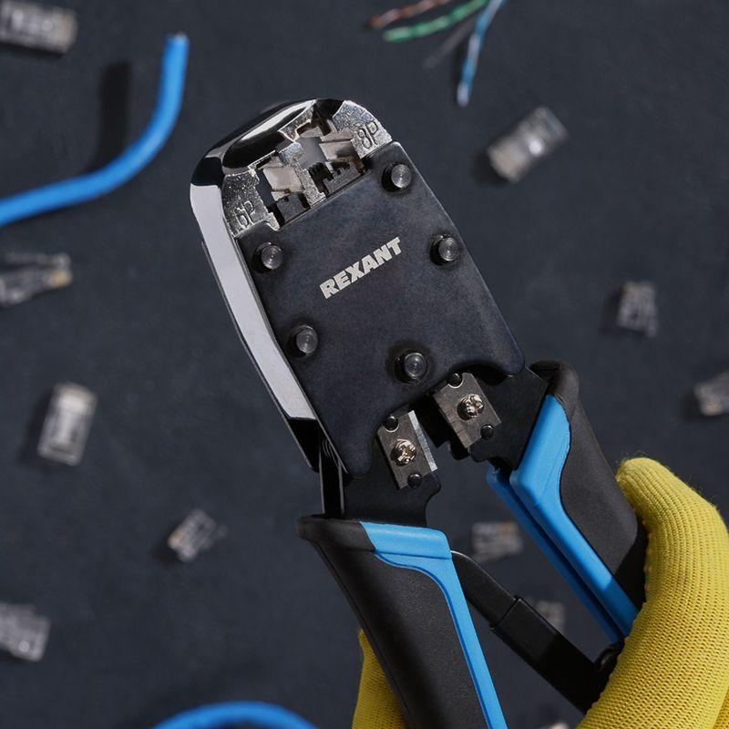  Инструмент для обжима телефонный 8P-8C 6P-4C Rexant 12-3434-1 фото в каталоге от BTSprom.by