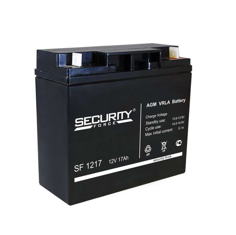 аккумулятор опс 12в 17а.ч sf 1217 security force 4614030010010 от BTSprom.by