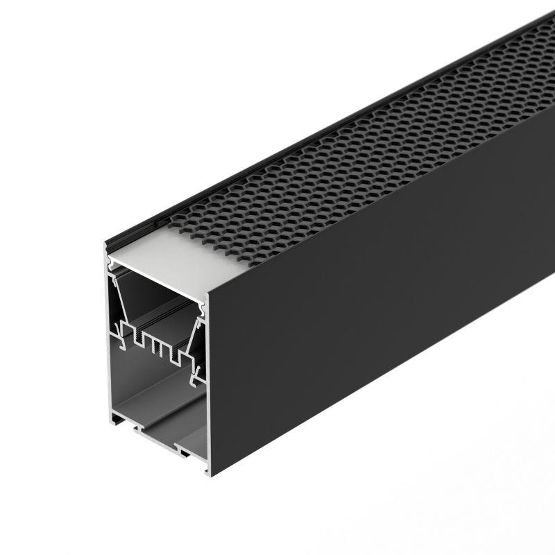 профиль line-5075-honeycomb-2000 black l2000 алюм. arlight 044874 от BTSprom.by