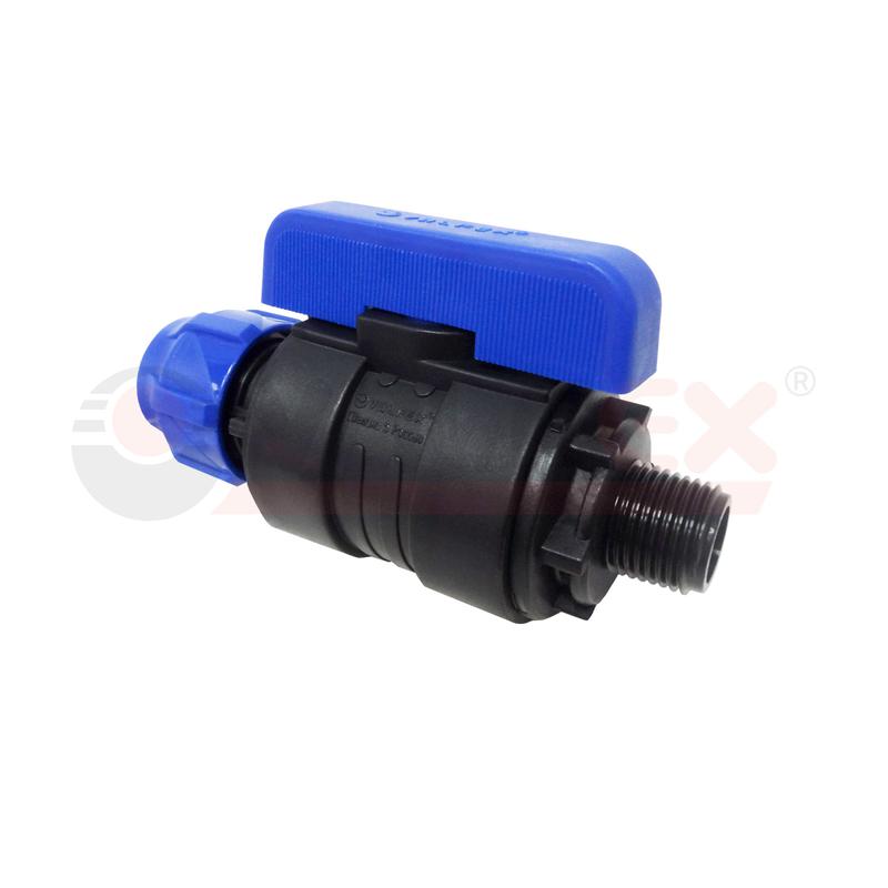 кран шаровой компрессионный цанга-наружная резьба разборный 63х1 1/2дюйм (6/1) valfex 1210012663112 от BTSprom.by