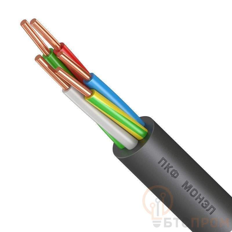 кабель ввгнг(а)-ls 5х6 ок (n pe) 0.66кв (м) монэл 020008602 от BTSprom.by