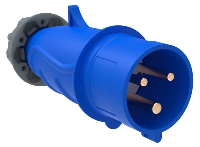 вилка эл. каб. 16а 2p+pe 220в ip44 magnum сси-013 iek psn01-016-3 от BTSprom.by